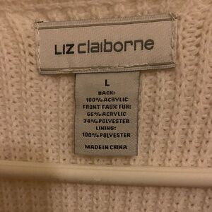 Liz Claiborne Women's Cream Sweater